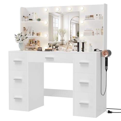 Best Vanity With Mirror And Lights for Perfect Makeup and Storage Solutions