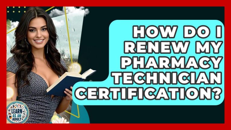 Can I Renew My Pharmacy Tech License After It Expires