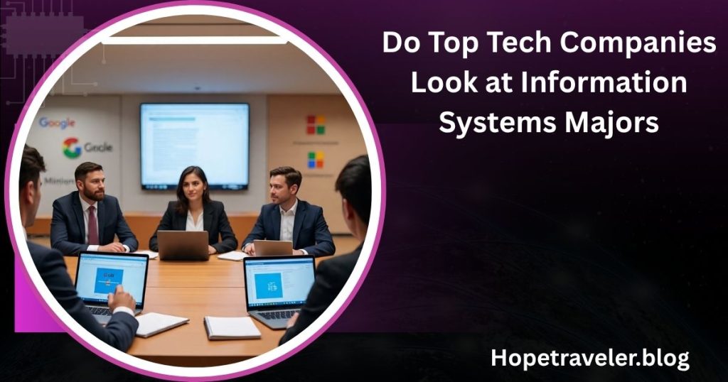 Do Top Tech Companies Look at Information Systems Majors