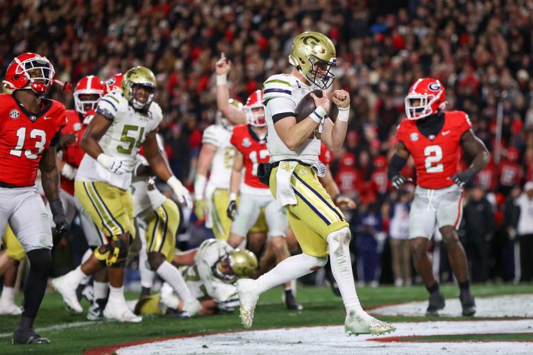 How Long was the Georgia Georgia Tech Game