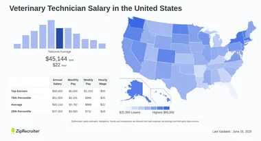 How Much Does a Vet Tech Make in Ny