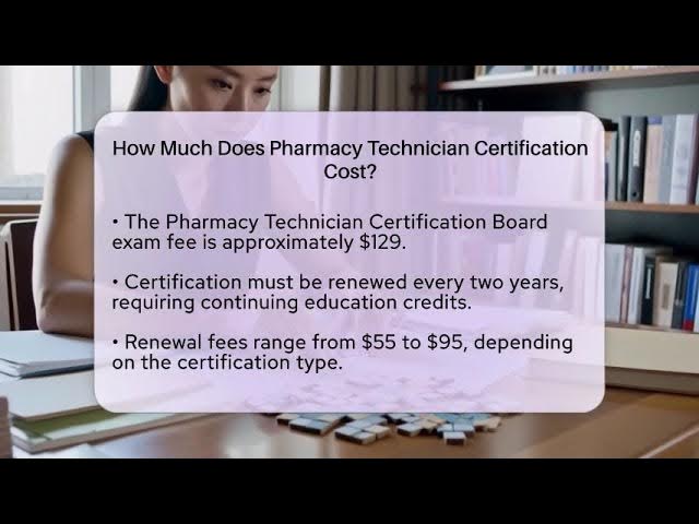 How Much Does It Cost to Become a Pharmacy Tech