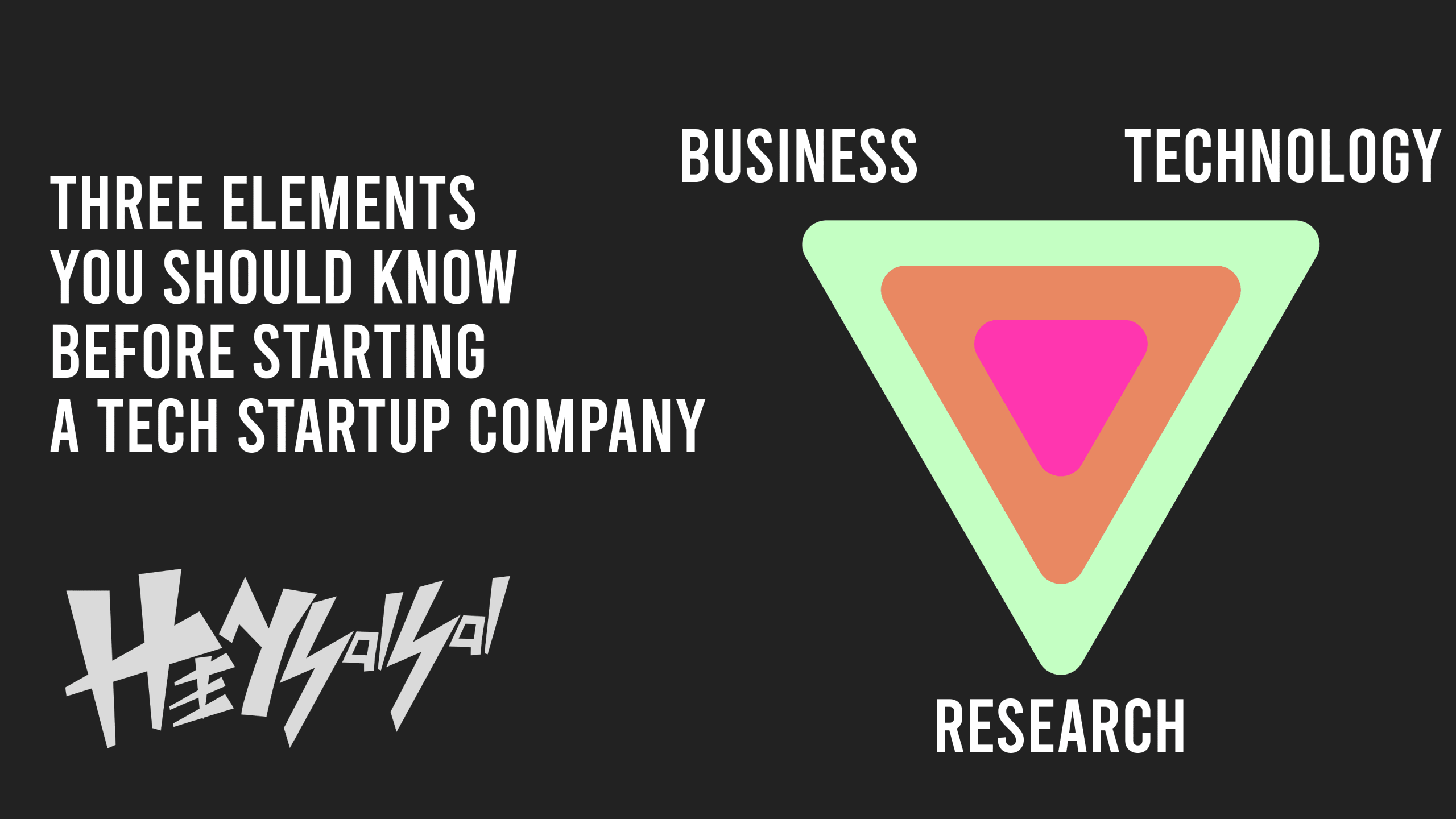 How to Startup a Tech Company