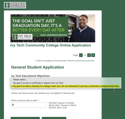 How to Withdraw from Class Ivy Tech