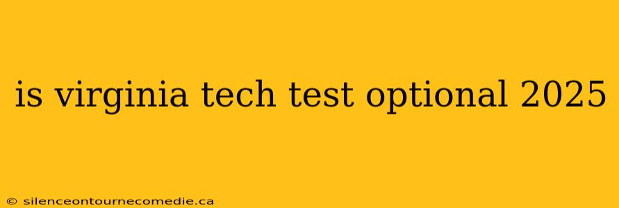 Is Virginia Tech Test Optional