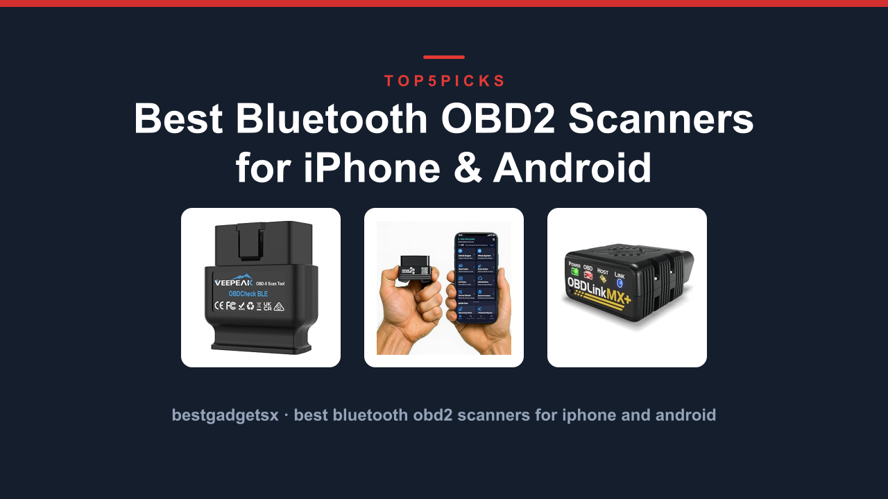 Best Bluetooth OBD2 Scanners for iPhone & Android