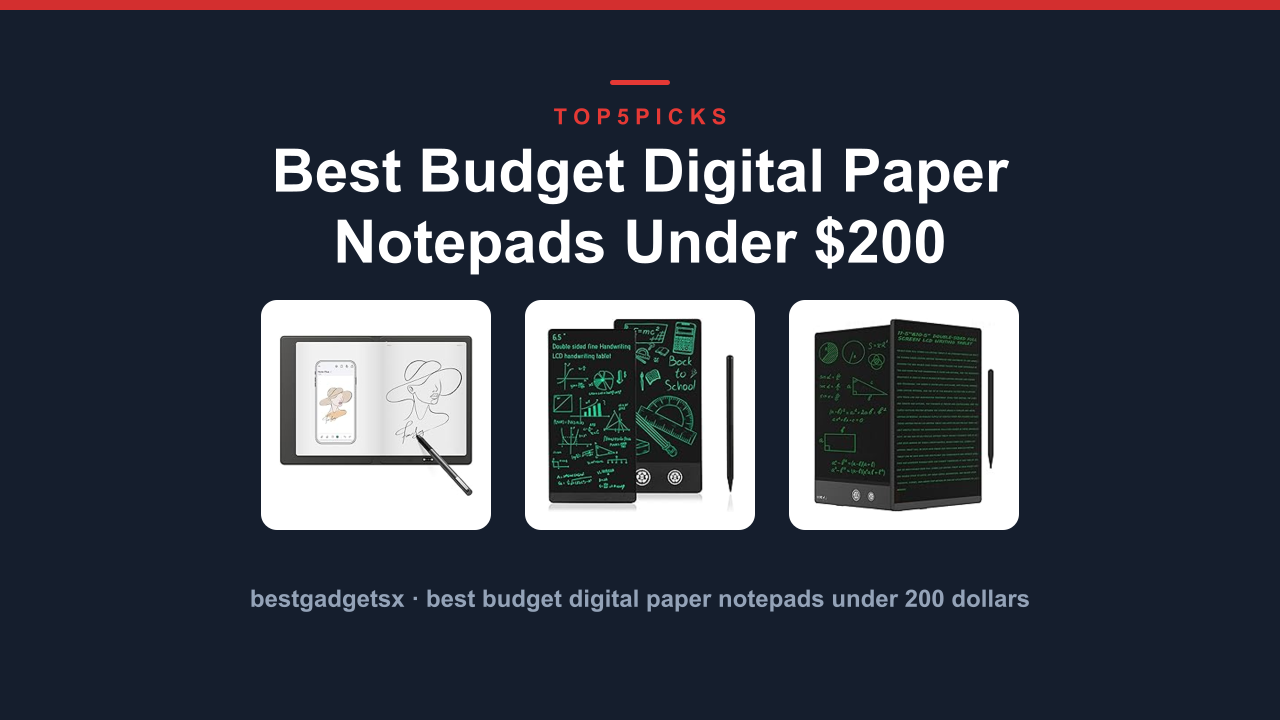 Best Budget Digital Paper Notepads Under $200