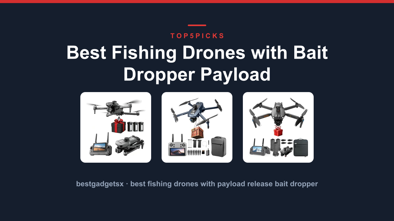 Best Fishing Drones with Bait Dropper Payload