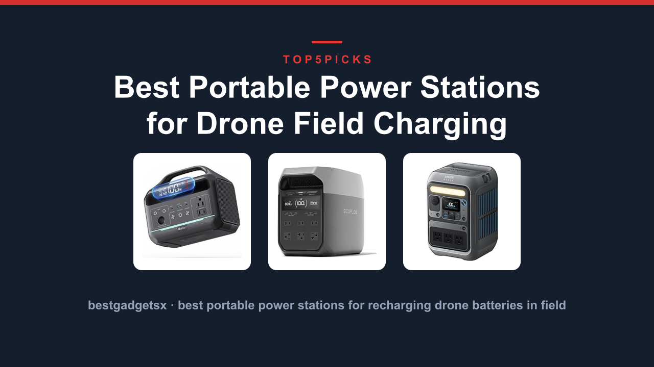 Best Portable Power Stations for Drone Field Charging