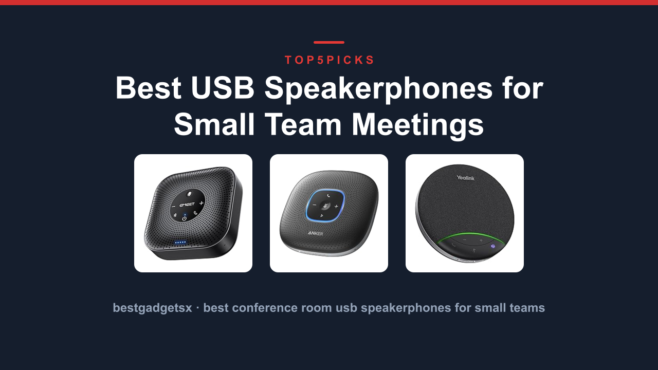 Best USB Speakerphones for Small Team Meetings