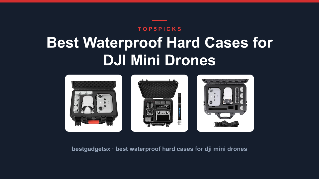 Best Waterproof Hard Cases for DJI Mini Drones
